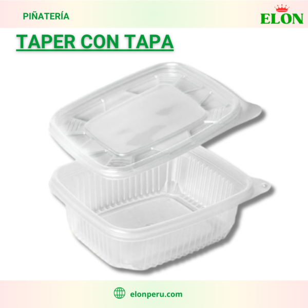 Taper con tapa descartable