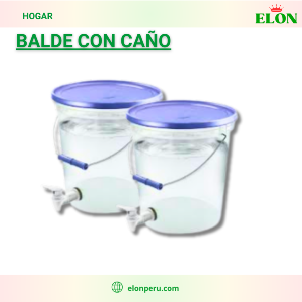 Balde con caño