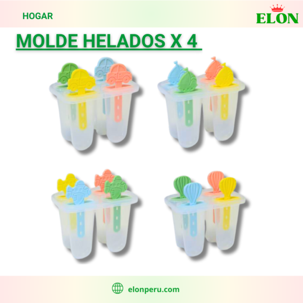 Molde de Helado x 04