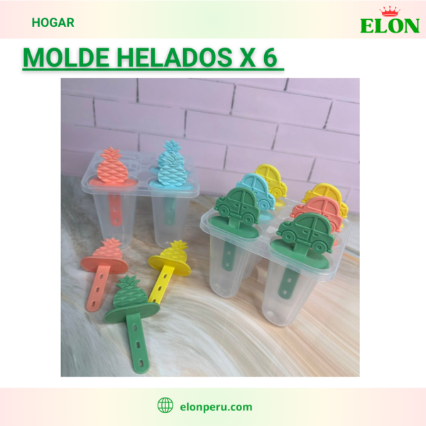 Molde de Helado x 06