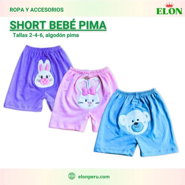 Short bebé pima