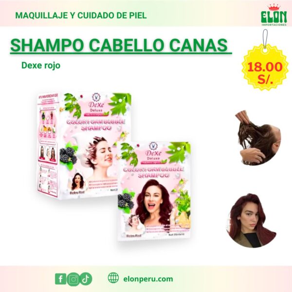 Shampo cabello canas