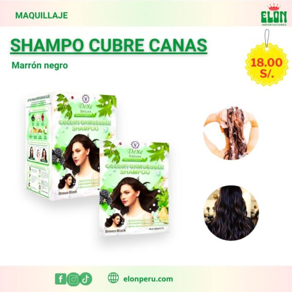 Shampo cubre canas