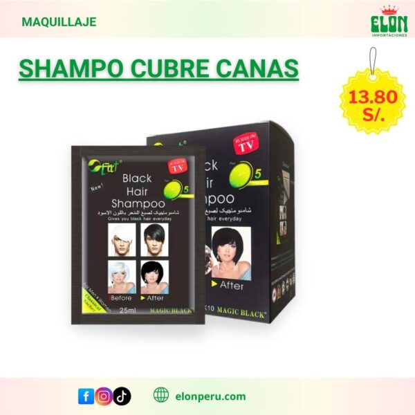 Shampo cubre canas